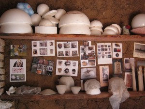 stages de poterie : le coin des stagiaires